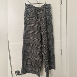 Zara Glen Plaid Checkered Trousers – Size Small